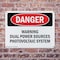 Signmission Warning Dual Power Sources Photovoltaic System Danger Sign, Plastic, 14in W x 10in L, 2PK OS-2PACK-DS-P-1014-L-2304 - alternate 2